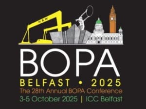 A picture of the BOPA logo with the event date and location.